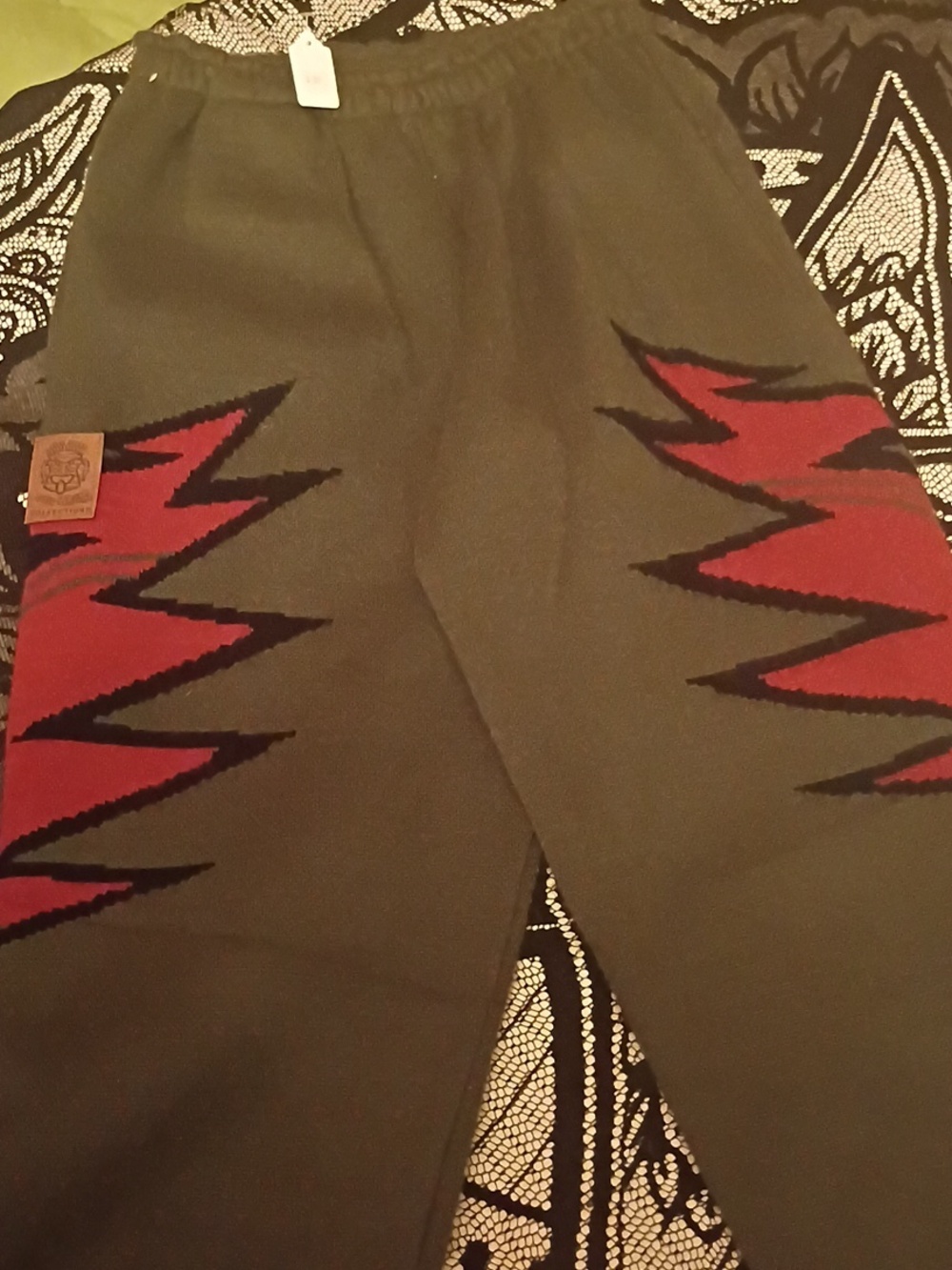 Handmade Imported Lightning Bolt Alpaca Feel Wool